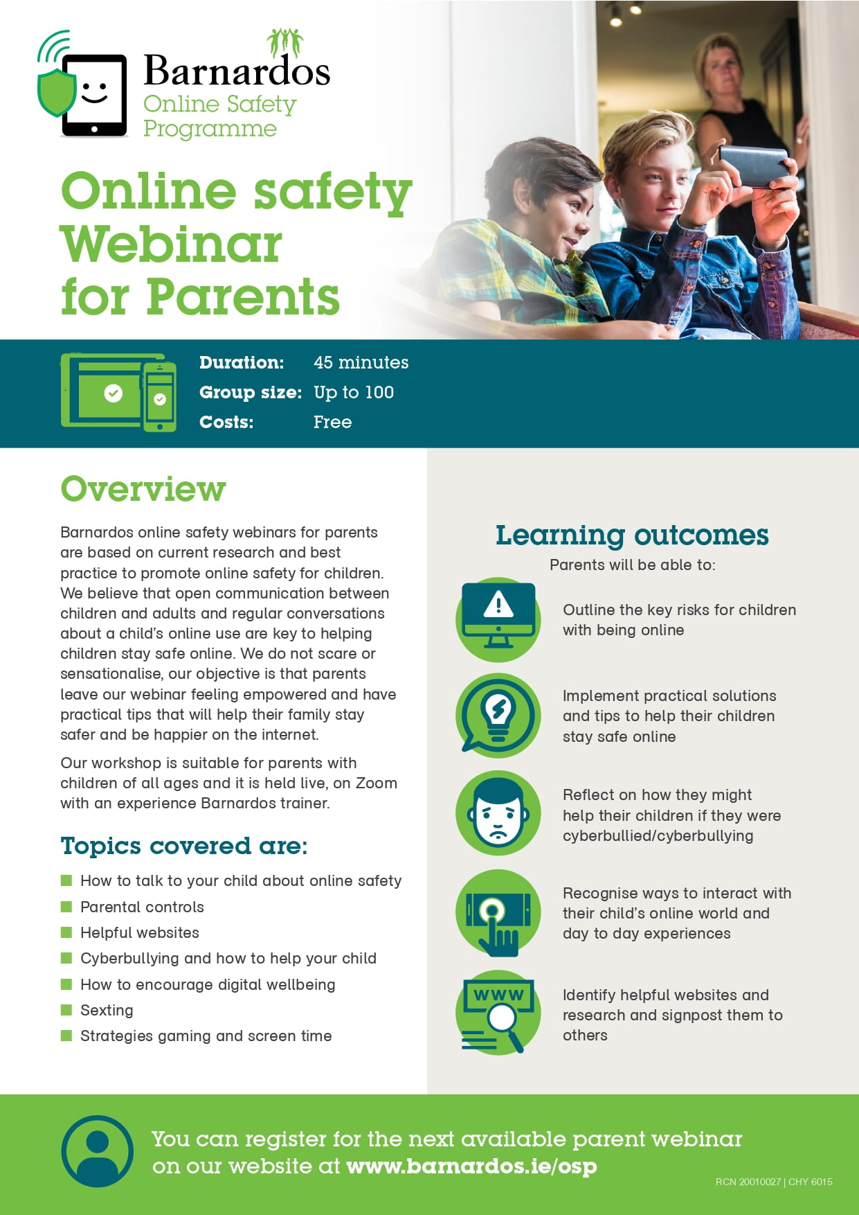 Free Webinar on Online Safety for Parents | St. Joseph's Primary School ...