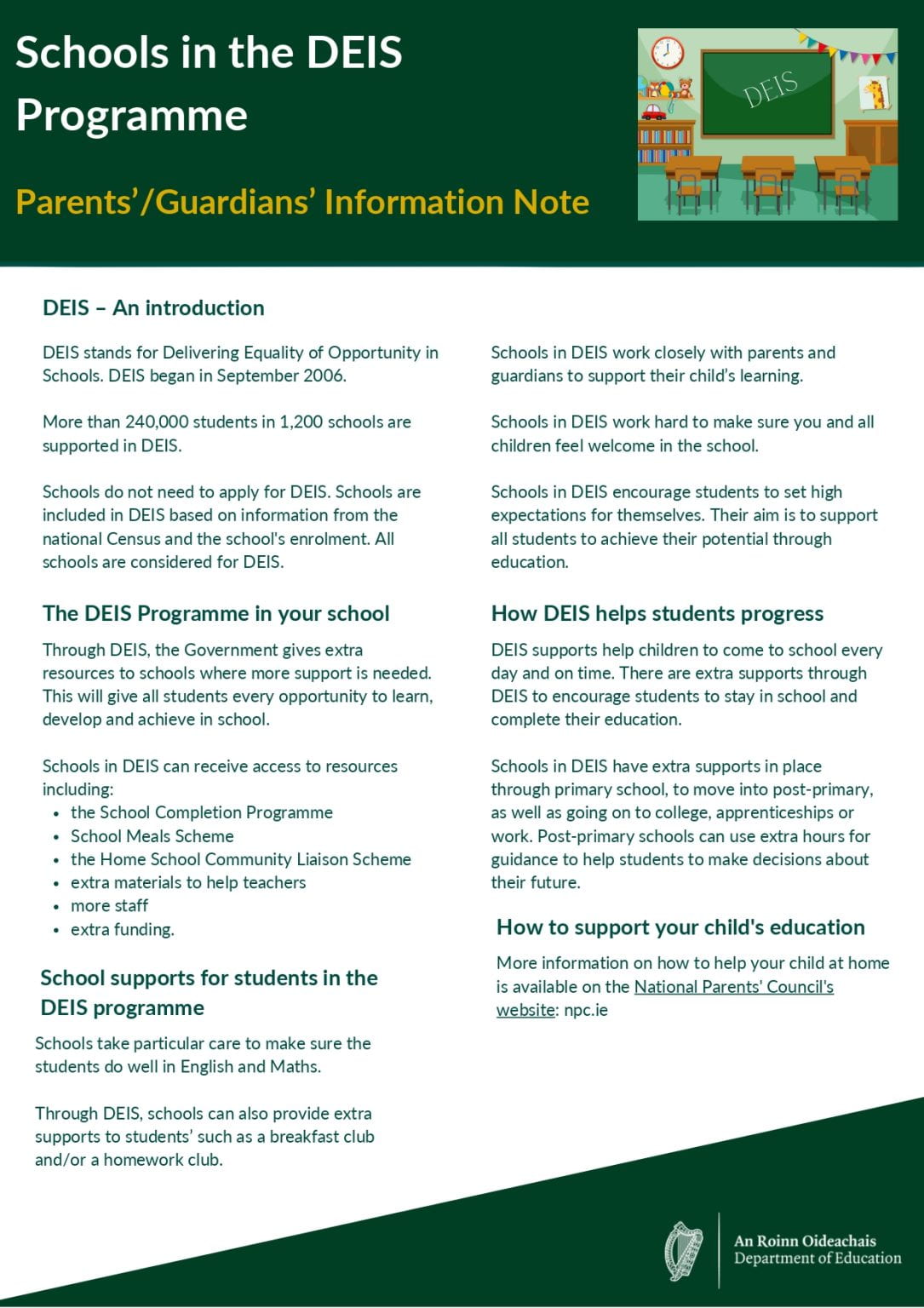 schools-in-the-deis-program-parents-note